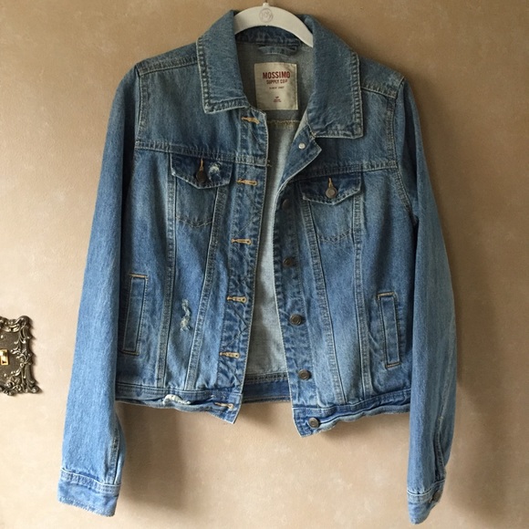 Jackets & Blazers - Distressed jean jacket